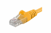 PREMIUMCORD Patch kabel UTP RJ45-RJ45 CAT5e 0.25m žlutá