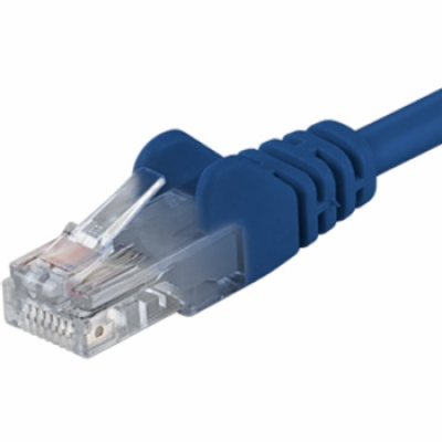 PREMIUMCORD Patch kabel UTP RJ45-RJ45 CAT5e 5m modrá