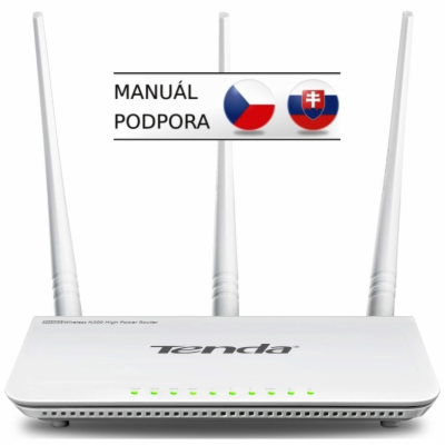 Tenda F3 (F303) WiFi N Router 802.11 b/g/n, 300 Mbps, WIS...