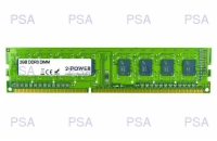 2-Power 2GB MultiSpeed 1066/1333/1600 MHz DDR3 Non-ECC DIMM 1Rx8 ( DOŽIVOTNÍ ZÁRUKA )