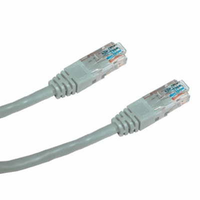 DATACOM Patch cord UTP CAT5E 1,5m šedý