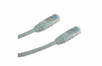 DATACOM Patch cord UTP CAT5E 1,5m šedý