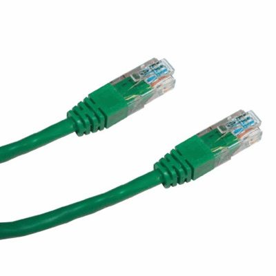 DATACOM Patch cord UTP CAT5E 1,5m zelený