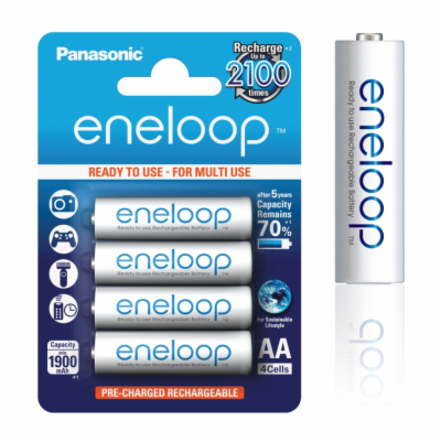 Panasonic Eneloop AA NiMH 1,2V 2000mAh BL4 2100c