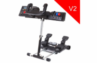 Wheel Stand Pro Deluxe V2, stojan pro Logitech/Saitek Pro Rudder, Pro Flight Yoke System, WS0012 Wheel Stand Pro DELUXE V2, stojan na joystick a pedály Saitek Pro Rudder, Pro Flight Yoke System