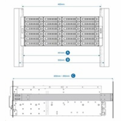 QNAP Rail kit -  RAIL-A03-57