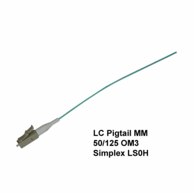 Pigtail Fiber Optic LC 50/125MM,1m,0,9mm OM3