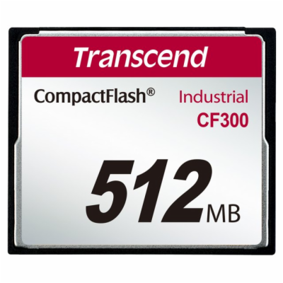 Transcend 512MB INDUSTRIAL CF300 CF CARD, high speed 300X...