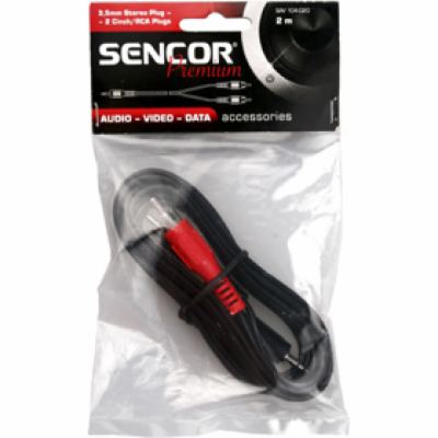 Sencor SAV 104-050 3,5 mm stereo jack - 2x Cinch/RCA kone...