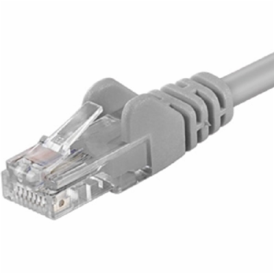 PremiumCord Patch kabel UTP RJ45-RJ45 CAT6 20m šedá