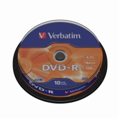 VERBATIM DVD-R(10-Pack)Spindle/General Retail/16x/4.7GB