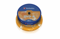 Verbatim DVD+R 4,7GB 16x, Advanced AZO+, cakebox, 25ks (43500)