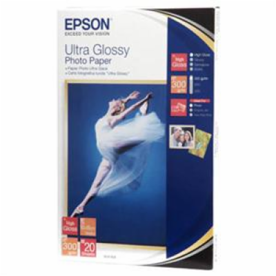 EPSON paper 10x15 - 300g/m2 - 20sheets - photo ultra glossy