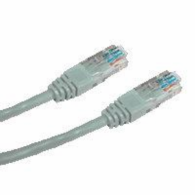 DATACOM Patch kabel UTP CAT5E 1m šedý