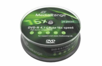 DVD-R MediaRange 4,7GB  16x SPINDL (25pack)