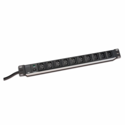 Digitus DN-95404 DIGITUS 19" PDU, 1U hliník, C14 -> 10x C...