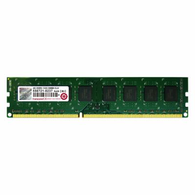 TRANSCEND DIMM DDR3 4GB 1333MHz 256Mx8 CL9 TSRam™ Retail