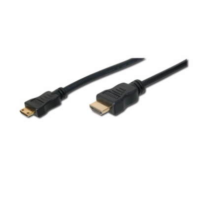 Digitus HDMI 1.3 / 1.2 (C to A) připojovací kabel 2 m, po...