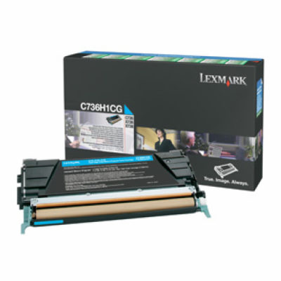 Lexmark C736, X736, X738 Cyan High Yield Return Programme...