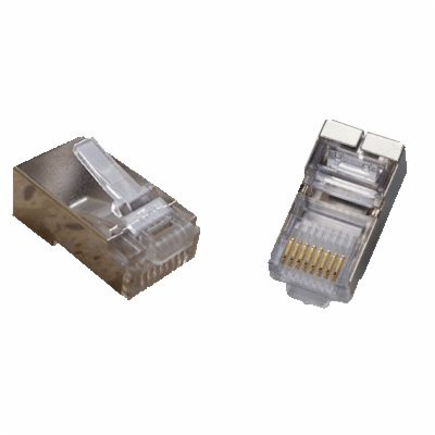 DATACOM Plug STP CAT5E 8p8c- RJ45 lanko - 100-pack