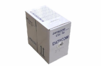 DATACOM kabel drát C6 UTP PVC 305m box šedý