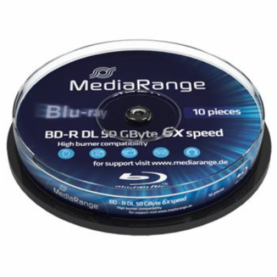 BD-R MediaRange Blu-ray 50GB 6x (10pack) printable