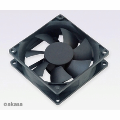 AKASA ventilátor DFS802512L, 80 x 25mm, kluzné ložisko, t...