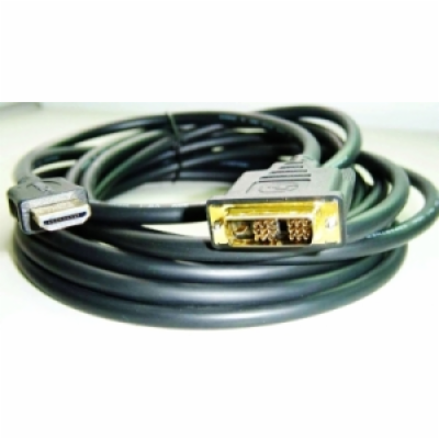 PremiumCord KPHDMD3 Kabel HDMI-DVI 3m,M/M stín.,zlacené k...