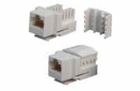 DATACOM Keystone UTP RJ45 Cat5E Dual MINI bílý