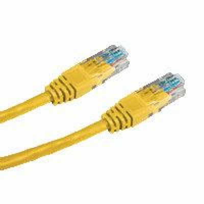 DATACOM Patch kabel UTP CAT5E 1m žlutý