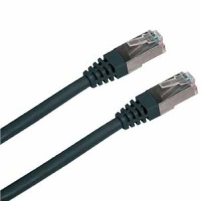 Patch cord FTP cat5e 0,5M černý