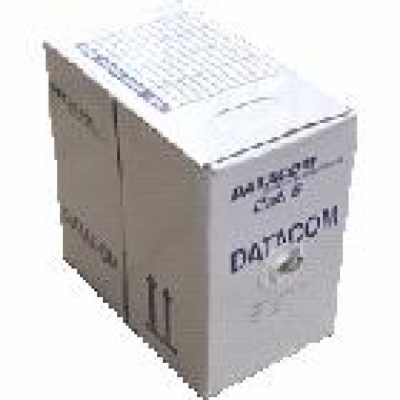 DATACOM UTP lanko CAT6  PVC 100m šedý