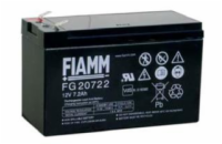 Fiamm olověná baterie FG20722 12V/7,2Ah Faston 6,3