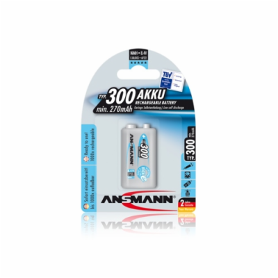 Ansmann akumulátor 9V NiMH 270 mAh (1 ks) maxE