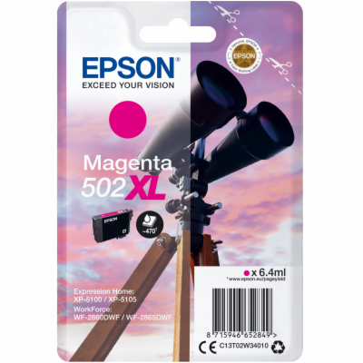 EPSON ink bar Singlepack "Dalekohled" Magenta 502XL Ink