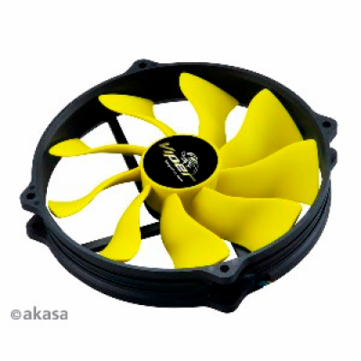 AKASA ventilátor Viper, 140 x 25mm, PWM regulace, extra v...