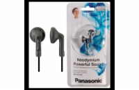 Panasonic RP-HV104E-K, drátové sluchátka, do uší, 3,5mm jack, kabel 1,2m, černá