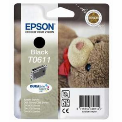 Epson C13T0611 - originální EPSON Ink čer Stylus D68/D88/...