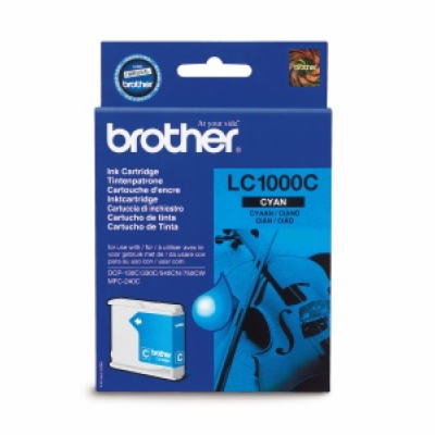 Brother LC-1000C (cyan, 400 str. @ 5% draft) pro DCP-330C...