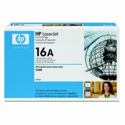 HP 16A Black LJ Toner Cart, Q7516A (12,000 pages)