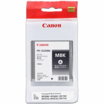 Canon Pigment Ink Tank PFI-102 Matte Black