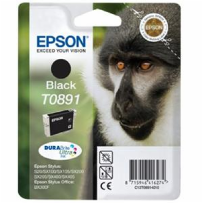 EPSON Black Ink Cartridge SX10x 20x 40x  (T0891)