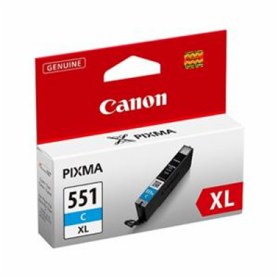 Canon inkoustová náplň CLI-551C/ XL azurová