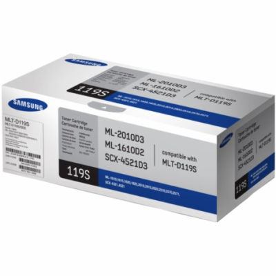 HP - Samsung MLT-D119S Black Toner Cartrid (3,000 pages)