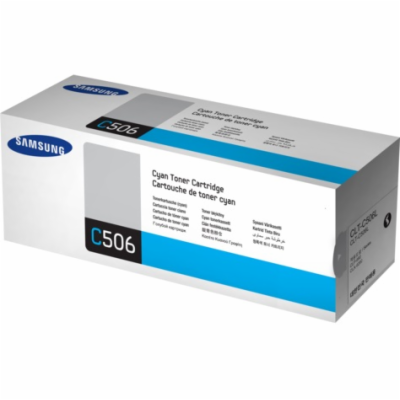 HP - Samsung CLT-C506L High Yield Cyan Toner Cartridge (3...