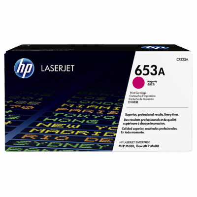 HP 653A Magenta LJ Toner Cart, CF323A (16,500 pages)