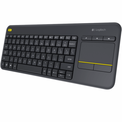 Logitech Wireless Keyboard Touch Unifying K400 Plus, CZ