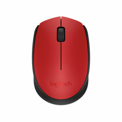 Logitech Wireless Mouse M171, red