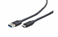 GEMBIRD USB 3.0 AM na Type-C kabel (AM/CM), 1m, černý