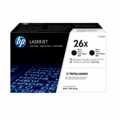 HP 26X 2-pack High Yield Black Original LaserJet Toner Ca...